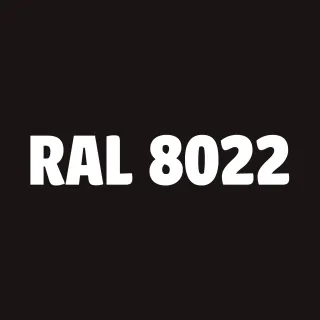 Sprej RAL 8022 - Odolná syntetická barva