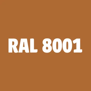 Sprej RAL 8001 - Rychleschnoucí syntetická barva